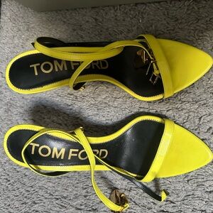 Tom Ford Women's Yellow Strappy Heels